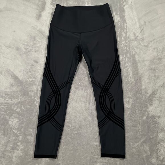 Fanka Leggings Small Black Body Sculpt 7/8 Compression Smoothing Running Workout - Picture 1 of 10